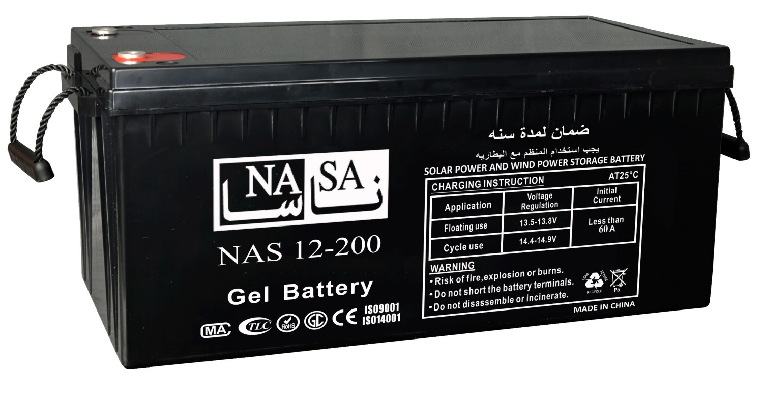 بطاريات جل ناسا- 200 امبير